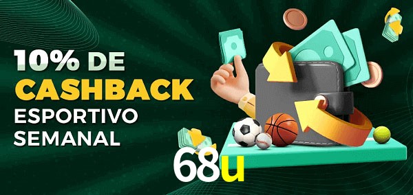 10% de bônus de cashback na 68u